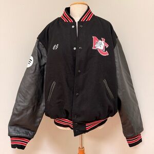 CJ From Netflix’s Cheer Authentic Navarro Varsity Cheer Jacket XL Black Red